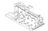 Assonometria del modello tridimensionale